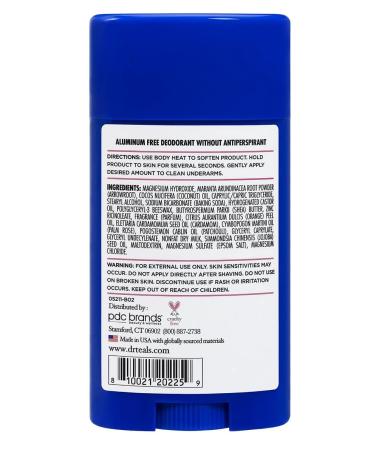 Dr. Teal's Rose & Milk Deodorant 2.65oz Aluminum-Free (Pack of 2) - Buy Online on GoSupps.com