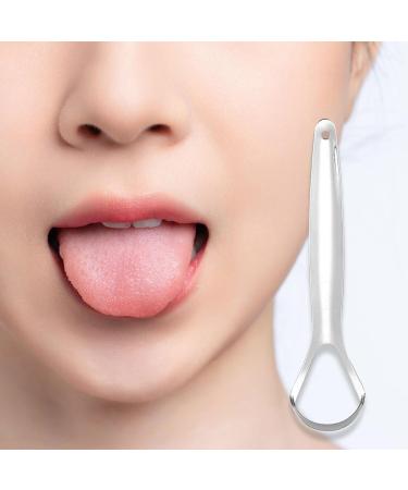 Stainless Steel Tongue Cleaner & Scraper | Eliminate Bad Breath & Promote Oral Hygiene - Buy Online on GoSupps.com