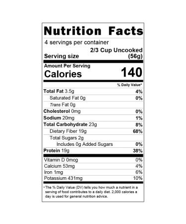 High Protein Pasta 19g Made with Lupin Flour & Sunflower Flour 4g Net Carb Gluten Free Keto Pasta Low Carb Pasta Lupin Pasta by lulupasta (Penne 1 Pack) 8 Ounce (Pack of 1) - Buy Online on GoSupps.com