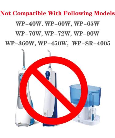 Flosser Replacement Tips for Waterpik - High-Pressure Water Fin Top 8-Pack Compatible with Waterpik Mouth Shower & Dental Floss (4 Colors) - Buy Online on GoSupps.com