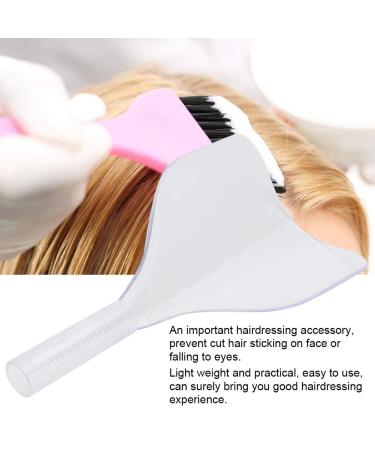 Agatige 2pcs Hairdressing Hairspray Face Shield Plastic Material Dust Proof Barber Face Mask for Salon Styling(Transparent White) - Buy Online on GoSupps.com