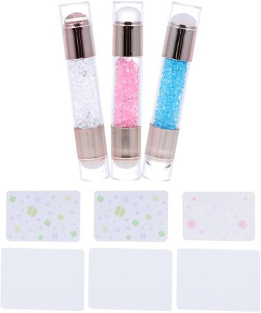 3 Sets Nail Stamp Kit - DIY Silicone Nail Art & Gel Polish - Perfect for Stunning French Nails - Buy Online on GoSupps.com