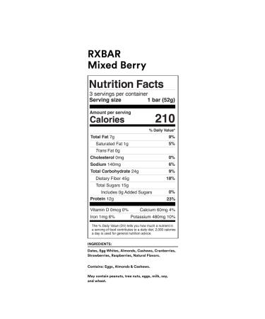 RXBAR Variety Pack - 30 Pack of 1.83 oz Gluten Free Protein Bars - Buy Online on GoSupps.com