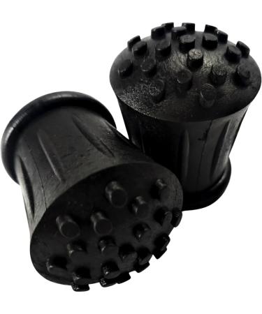 22mm Heavy Duty Rubber End Ferrules for Walking Stick, Crutches & Zimmer Frames (2 Pack) - Buy Online on GoSupps.com