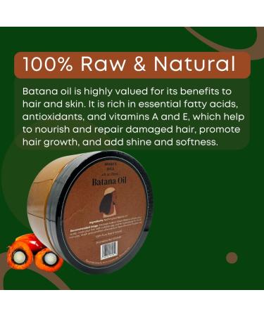 Araba s Shea Batana Oil for Hair Growth - 100% Raw & Organic Natural & Unrefined for All Hair Types (4 oz) - Sourced from Honduras - Buy Online on GoSupps.com