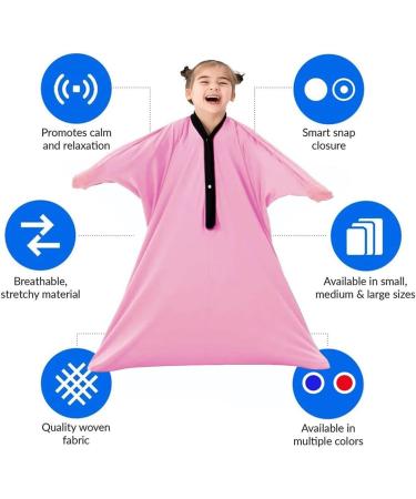 Sensory Sock Premium Updated Version for Children and Adults with Sensory Processing Disorders - Pink, Size Small - Buy Online on GoSupps.com