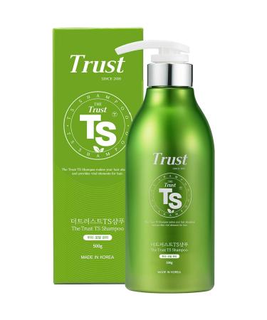 THE TRUST TS Shampoo 500ml(16.9oz)  Healthy Hair and Scalp  Provides Vital Elements for Hair.