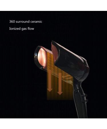Professional Hair Dryer 2200W Negative Ionic Technology Far Infrared Hairdryer with 2 Speed and 3 Heat Settings Low Noise Ionic Hair Dryer - AC Motor Professional Hair Blow Dryer Small Gift - Buy Online on GoSupps.com