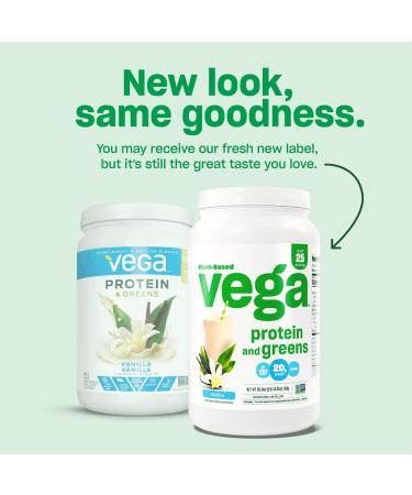 Vega Protein and Greens Berry (18 Servings) Plant Based Protein Powder Plus Veggies Vegan Non GMO Pea Protein For Women and Men 522g (Packaging May Vary) Berry 21 Servings (Pack of 1) - Buy Online on GoSupps.com