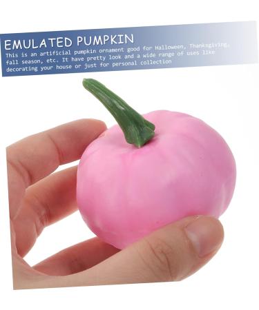 HOMSFOU 24 Pcs Artificial Pumpkin Foams Pumpkins Props Halloween Decoration Halloween Pumpkin Decor Halloween Centerpiece Pumpkin Ornaments Pink Pumpkins Fake Pumpkin Household - Buy Online on GoSupps.com