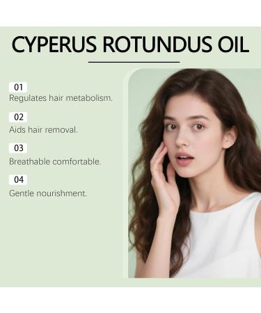  Rubu22a Cyperus Hair Removal Oil - Moisturizes & Soothes Skin - Reduces Body Hair Growth - Hair Removal Oil for Men & Women - 2 60 ml - Buy Online on GoSupps.com
