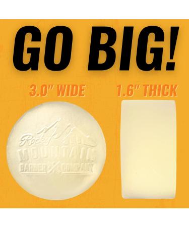 Men's All-in-One Shampoo & Body Soap Bars | Extra Thick Glycerin Hair & Body Soap | 2 Bars | Spiced Sawdust Scent | With Coconut Oil & Oat Protein | Made in USA | 14.5 oz - Buy Online on GoSupps.com