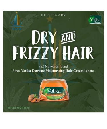 Vatika Naturals Nourish & Protect Hair Cream - Henna Almond & Aloe Vera - 140ml | Nourishing Styling Cream for Healthy Hair - Buy Online on GoSupps.com