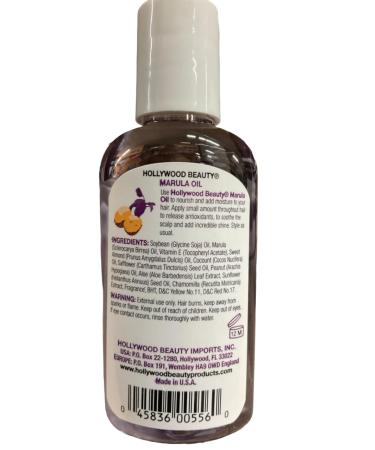 Hollywood Beauty Marula Oil 2 oz - Pack of 11 | Premium Hydration & Skin Care - Buy Online on GoSupps.com