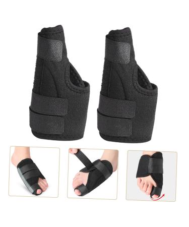Healifty Valgus Correcting Tool - 1 Pair Cotton Suspenders for Man Foot - Black - Buy Online on GoSupps.com