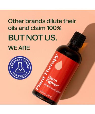Plant Therapy Germ Fighter Essential Oil Blend 100% Pure Undiluted Natural Aromatherapy Therapeutic Grade 100 mL (3.3 oz) - Buy Online on GoSupps.com