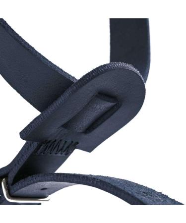 HUNTER AALBORG Dark Blue Leather Dog Harness ML/2 | Premium International Shipping - Buy Online on GoSupps.com