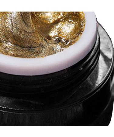Golden Detailing Gel DIY Glitter Metallic Line Nail Gel 3D Fine Line Manicure Gel for Manicure Salon & Nail Enthusiasts - Buy Online on GoSupps.com