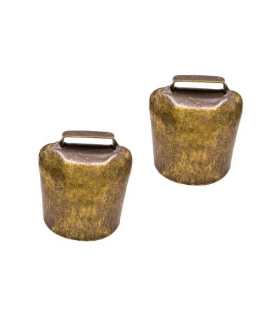 HEALLILY 2Pcs Cow Horse Sheep Grazing Copper Bells Cattle Farm Animal Copper Loud Bronze Bells Animal Anti-Lost Accessories Bell Cattle Farm Animal Loud Bronze Bell L 6.3*4.8*3cm - Buy Online on GoSupps.com
