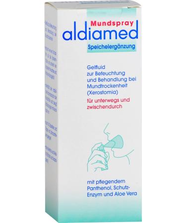 Aldiamed Saliva Supplement Mouth Spray 50ml - Boost Saliva Production | Fast Shipping Internationally - Buy Online on GoSupps.com