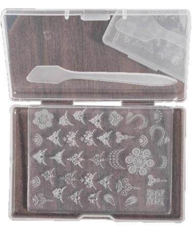 MCAORI 3D Nail Art Mold with Variety of Patterns Template Carving Sticker Stencil Tools Creative Stunning Nail Decorations - Buy Online on GoSupps.com