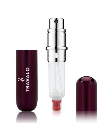 Travalo Classic HD Perfume Atomizer - TSA Approved Refillable Travel Bottle | Lightweight Elegant Design | Plum 0.17oz | Easy-Fill Mini Pump Sprayer - Perfect for International Shipping - Buy Online on GoSupps.com