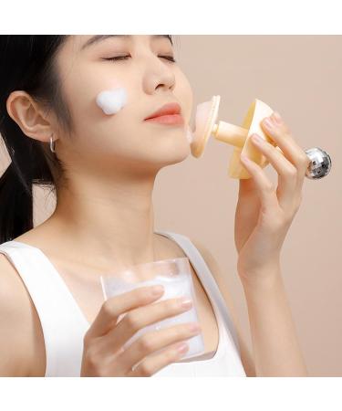 Face Cleanser Bubbler Maker Deep Cleansing Face Cleanser Bubbler Foam Maker for Shower Shampoo for Travel (Orange) - Buy Online on GoSupps.com