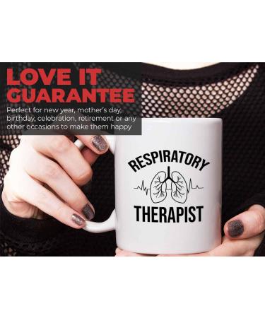 Respiratory Therapist Mug White 11oz - Breathing Exercise Muscle Trainer for Health & Fitness - Buy Online on GoSupps.com