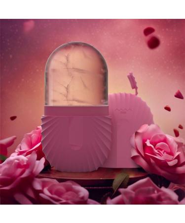 Joyeee Ice Roller - Facial Ice Scooter for Beauty Care | Reduce Swelling Shrink Pores Improve Skin Elasticity - Rose Red - Buy Online on GoSupps.com