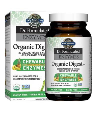 Digest Biological Enzymes Tropical Fruit Flavor Gluten-Free Dairy-Free 90 Chewable Products