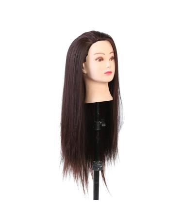 Shop Window Puppet - Blonde & Dark Brown Hair Styling Training Head | High-Temperature Fiber Hair Styling Model - Buy Online on GoSupps.com