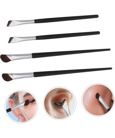 BIUDECO 4 Pcs Angled Eyeliner Brush Under Eye Concealer Brush Nose Contour Brush Eye Liner Brush Brow Nylon - Buy Online on GoSupps.com