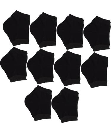 minkissy 20 Pairs Silicone Heel Socks Sock Heels Compact Heel Sleeve moisturizing Socks for Cracked feet Women spa Socks Foot Protectors for feet Reusable Heel Sock Comfortable footrest - Buy Online on GoSupps.com