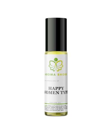Perfume Oil - Our Impression Of and compatible with Happy Women Type 100% Pure Uncut Body Oil Our Interpretation Perfume Body Oil 0.33 Fl Oz (Pack of 1)