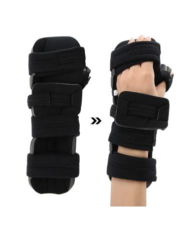 ZJchao Hand Wrist Brace - Adjustable Splint for Fracture & Sprain Support (Left M) | International Shipping Available - Buy Online on GoSupps.com