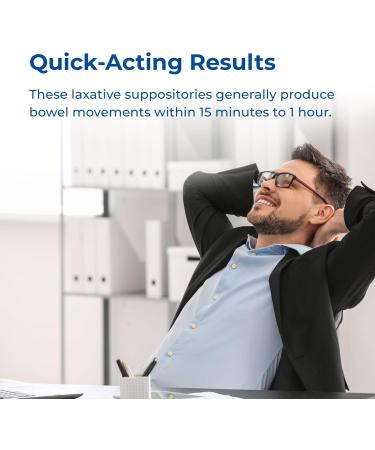 Rite Aid Fast Relief Laxative Suppositories 10mg - 16 Count | Bisacodyl USP | Constipation Relief in 15 Minutes | Stimulant Laxative for Fast Relief - Buy Online on GoSupps.com