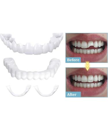 2 Pairs Temporarily Adjustable for Men and Women Regain Confidence Smile(White) - Buy Online on GoSupps.com