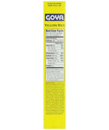 Goya Rice Mix Yellow 7 Oz Pack of 6 - Authentic Spanish Flavor | Buy Now - Buy Online on GoSupps.com