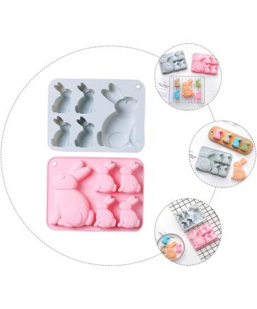Zerodeko 2pcs Easter Cake Mold Gummy Molds Soap Mold Silicone Molds Silicone Cake Mold Easter Baking Mold Fondant Molds Chocolate Molds Silicone Baking Supply Easter Rabbit Mold - Buy Online on GoSupps.com