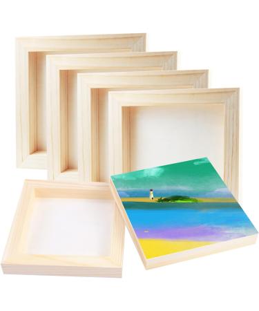 10 Pcs 6x6 Unfinished Wood Panel Boards for Crafts & Painting - DIY Art Projects, Pouring, Oils & Acrylics - Buy Online on GoSupps.com