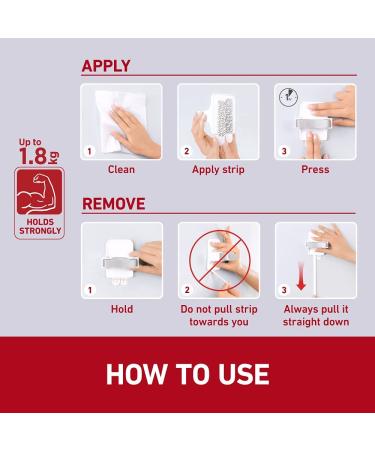 Command Broom and Mop Grippers - Wall Mount Holder for Back to School Dorm Organization - Buy Online on GoSupps.com