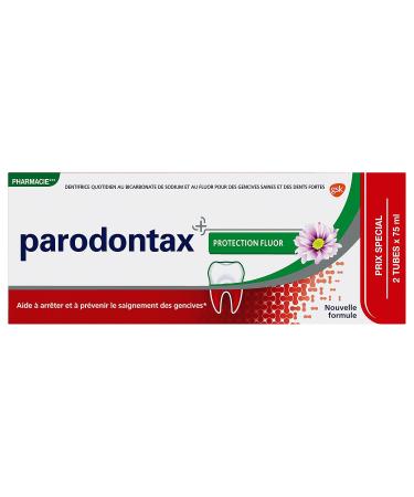 Parodontax Toothpaste Neon Protection for sensitive teeth removes plaque and plaque 2 x 75 ml