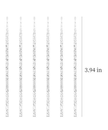 400 PCS Glitter Crystal Micro Applicator Brushes - Disposable Eyelash Extension Microswab Mascara Wands - Lash Remover Brush Tools - Crystal Micro Brush-Black - Buy Online on GoSupps.com