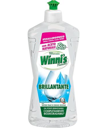 8 x Winni's Hypoallergenic Dishwasher Additive with Natural Organic Vinegar Against Residue and Stains 250 ml + Italian Gourmet Polpa 400 g - Buy Online on GoSupps.com