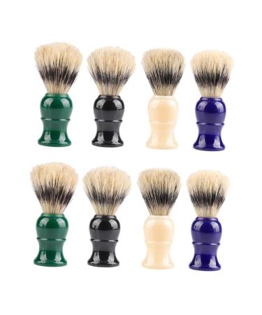 Beavorty 8pcs Shaving Brush Foam Tool Accessory Bag Man Plastic Handle 10.5X3.9X3.9CMx2pcs As Picturedx2pcs