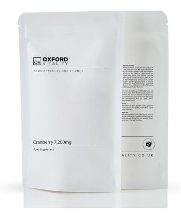 Cranberry Extract 7200mg Tablets for Bladder Health | High Strength Formula | Oxford Vitality 500 - Buy Online on GoSupps.com