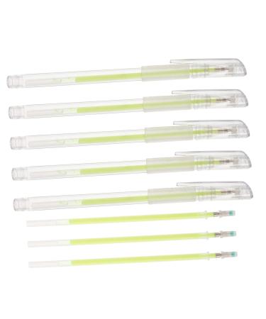 NOLITOY 5pcs Beauty Spot Eyebrow Pencil White Markers Medical Eyebrow Mapping Pencil Plastic