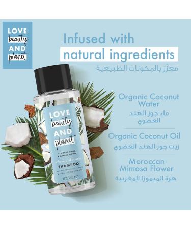 Buy Love Beauty And Planet Shampoo - Coconut Water & Mimosa Flower | 13.5 fl oz - International Shipping Available - Buy Online on GoSupps.com