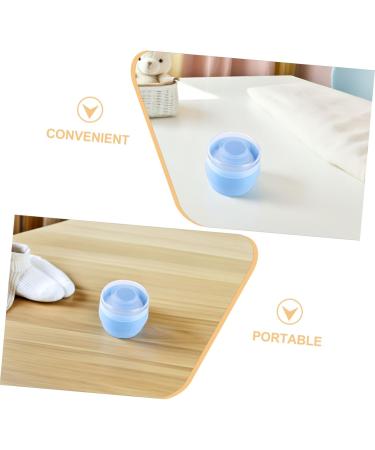  CIMAXIC 2Pcs Baby Plush Puff And After Bath Container Powder Container With Puff Body Powder Case Sponge Baby Makeup Powder - Buy Online on GoSupps.com