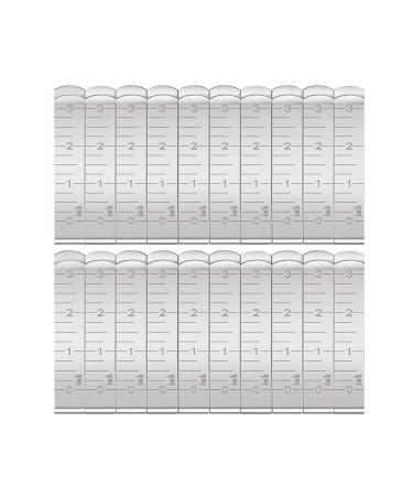 Miamay 20 Pieces Hemming Clips, Hem Marker, Sewing Clips Measurement Ruler Stainless Steel Hemming Clips Marking Sewing Supplies and Accessories